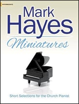 Mark Hayes Miniatures piano sheet music cover